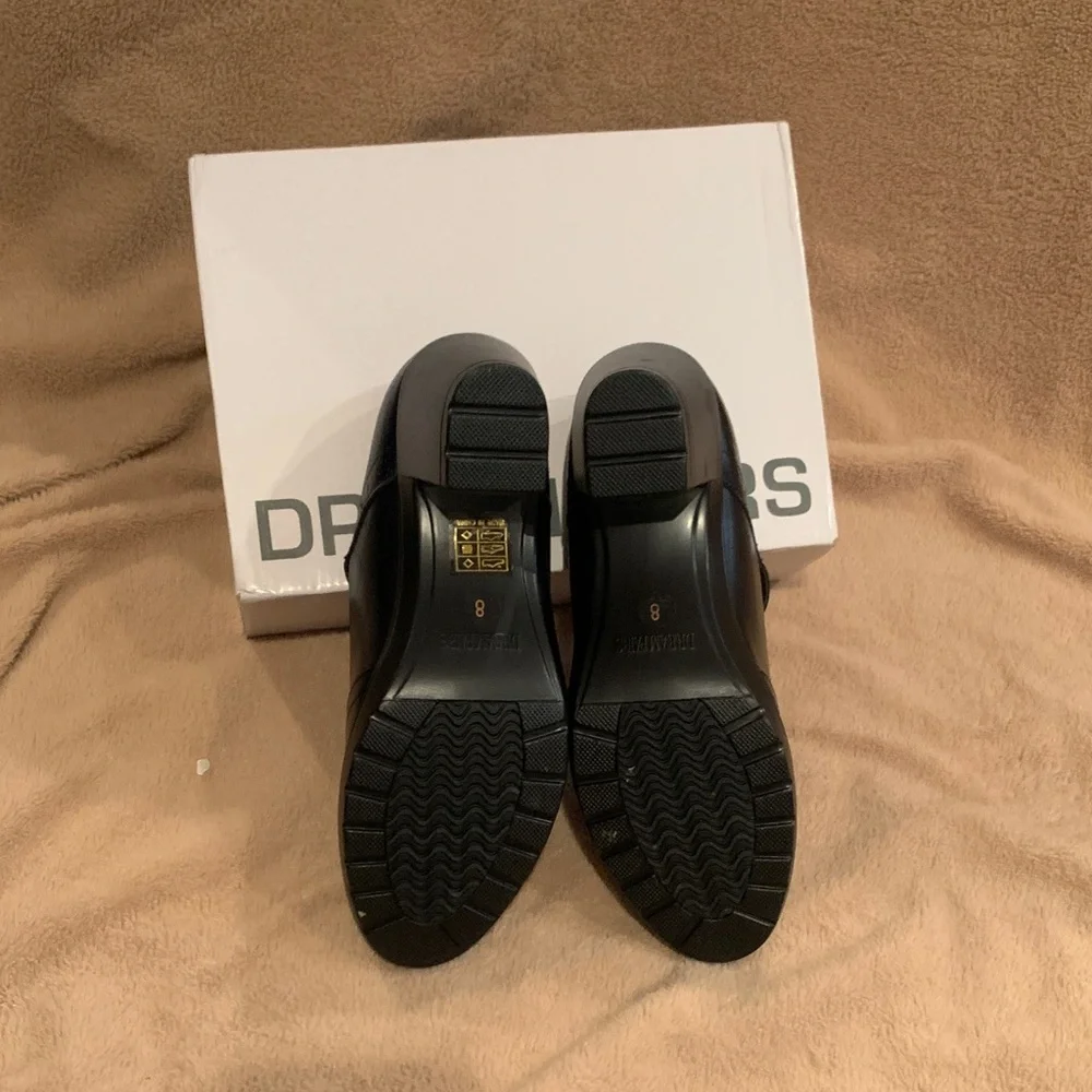 Dream Pairs Edena Round Toe Black Mary Jane Pumps - Picture 3 of 4
